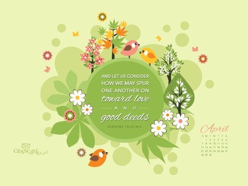 April 2013 - Hebrews 10:14 NIV