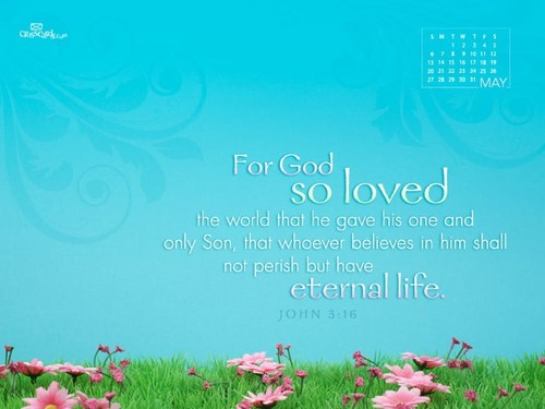 May 2012 - John 3:16
