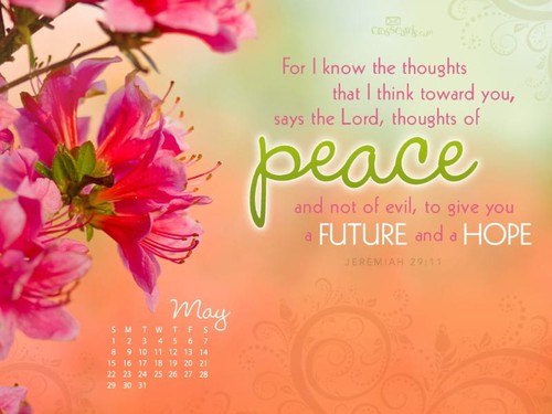 May 2011 - Jeremiah 29:11