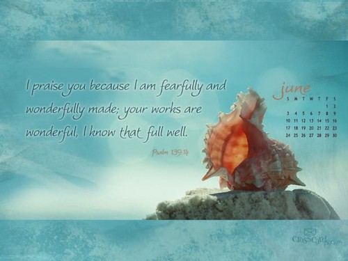 June 2012 - Psalm 139:14