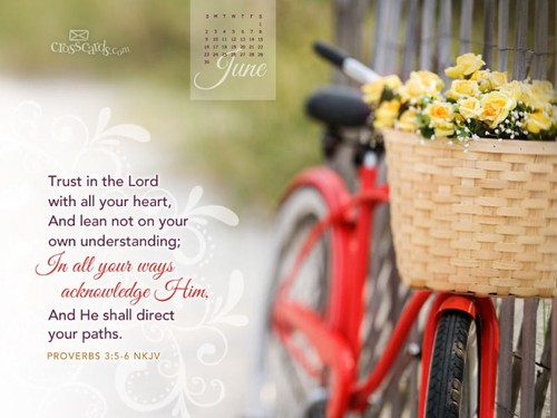 June 2013 - Provers 3:5-6 NKJV