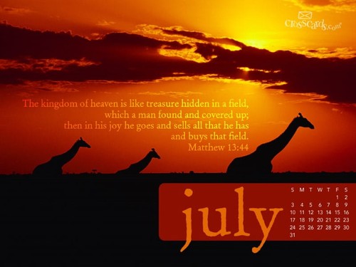 July 2011 - Matthew 13:44