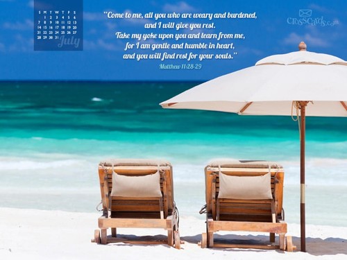 July 2013 - Matthew 11:28-29