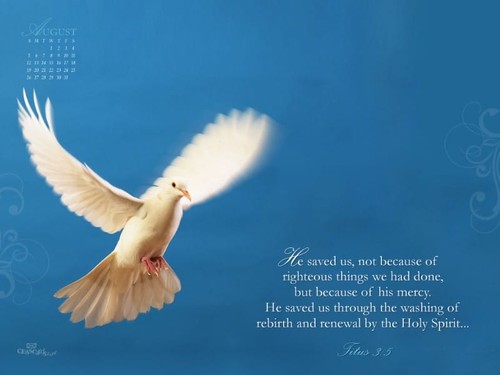 August 2012 - Titus 3:5