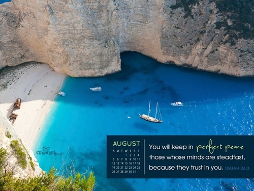 August 2012 - Perfect Peace