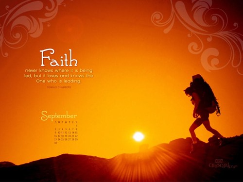 Sept. 2012 - Faith