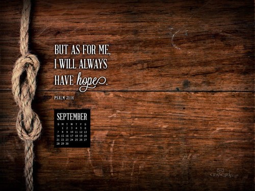 Sept 2014 - Psalm 71:14