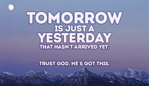 Trust God!