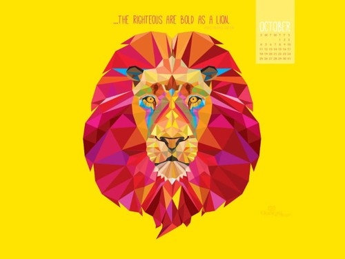 October 2015 - Bold as Lion