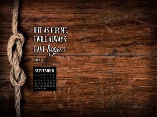 September 2015 - Psalm 71:14