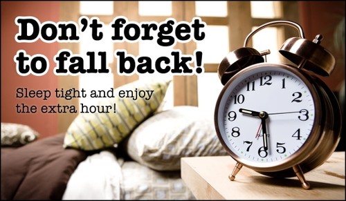 Don't Forget to Fall Back! 