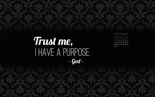 November 2015 - Trust God's Purpose