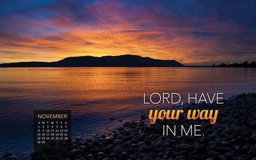 November 2015 - Lord Your Way