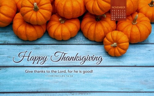 November 2015 - Happy Thanksgiving