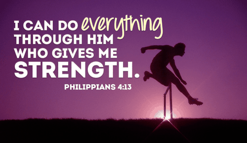 Anything is possible through GOD! - Philippians 4:13