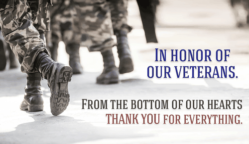 Let's honor our veterans, not just today, but every day.