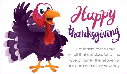 Happy Thanksgiving Cartoon Turkey