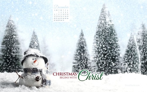 December 2015 - Christmas Begins With Christ