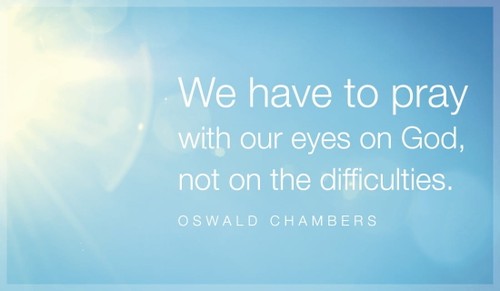 Pray With Eyes On God