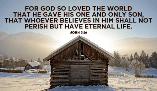 What is your favorite Christmas-related Bible verse? - John 3:16