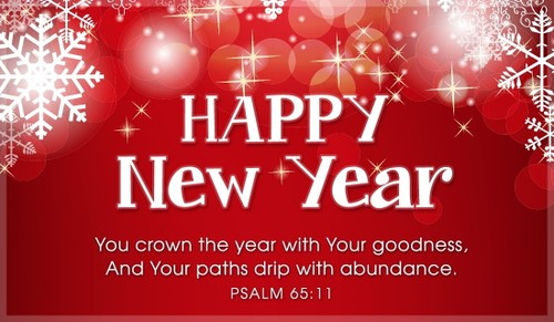 New Year- Psalm 65:11