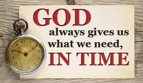 God ALWAYS gives us what we NEED