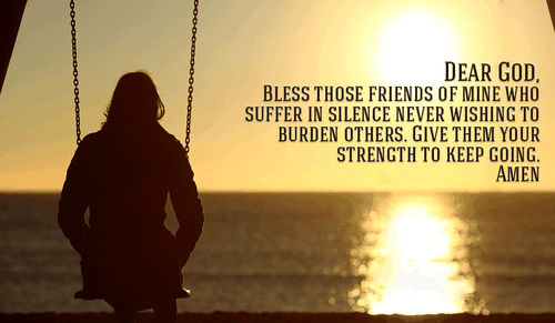 God, Please bless my burdened friends! Share if you agree!