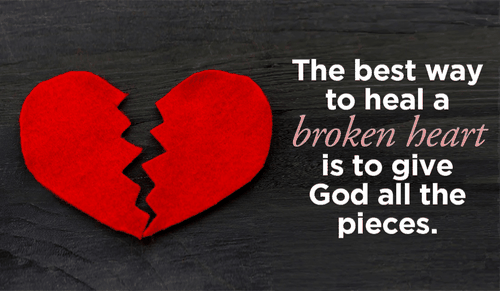 What will you do with your broken heart?