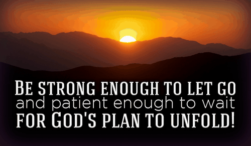 Be strong! God has many things planned for you!