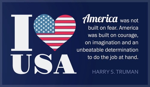 I Love USA - Harry Truman Quote