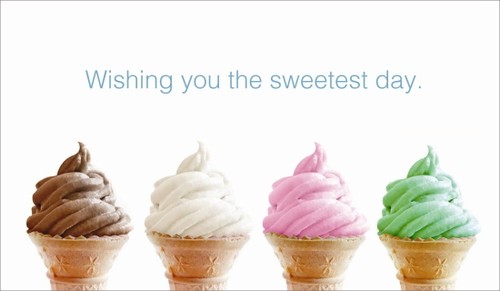 Wishing you the sweetest day.