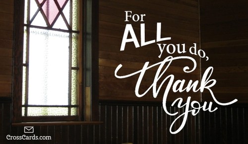 Ministry Appreciation