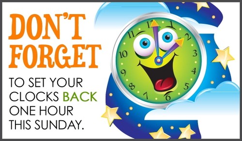 Set Clocks Back