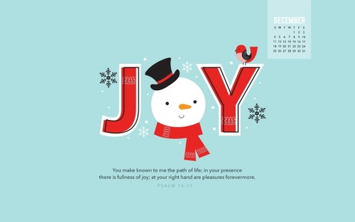 December 2016 - Joy