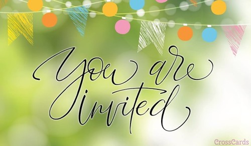You are Invited!