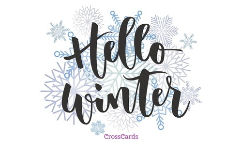 Cozy Winter Vibes - Winter Is Here Ecard