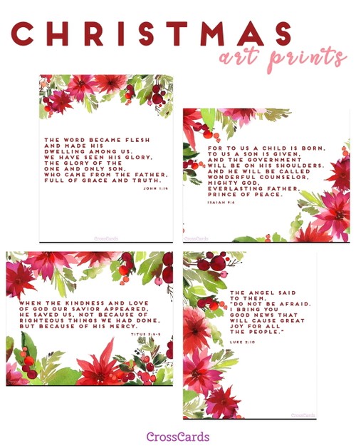Christmas Art Prints - Free Printable