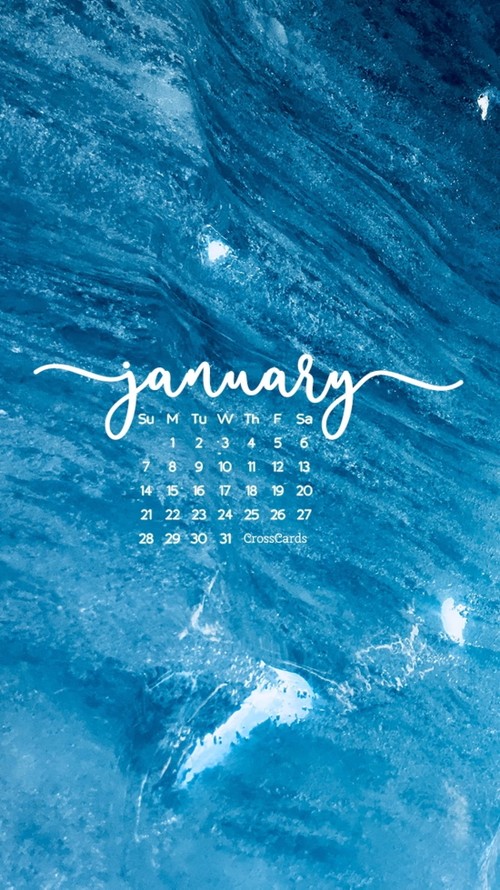 January 2018 - Blue