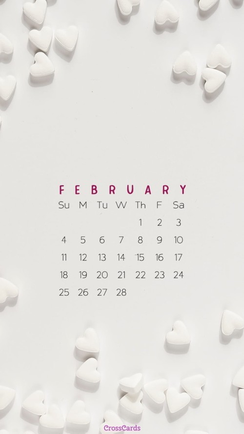 February 2018 - White Hearts