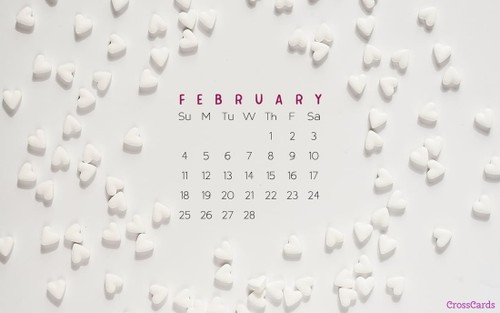 February 2018 - White Hearts