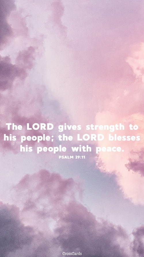 Psalm 29:11