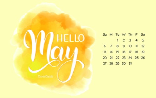 May 2018 - Hello May