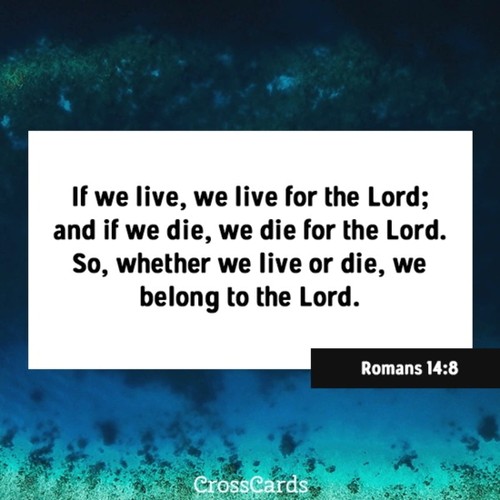 Romans 14:8