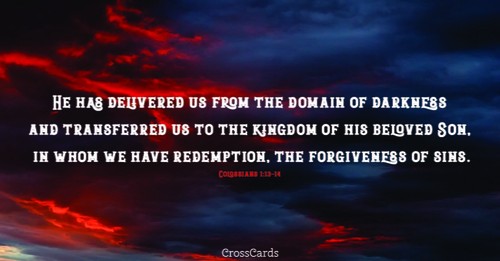 Colossians 1:13-14