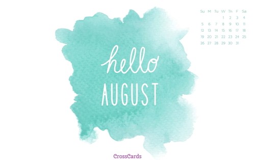 August 2018 - Hello August