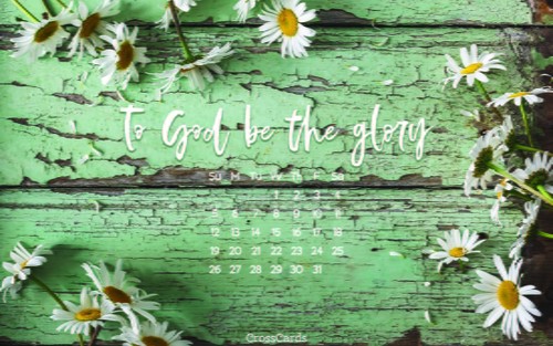 August 2018 - To God Be the Glory