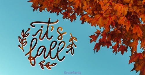 It's Fall ecard, online card