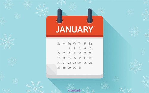 January 2019 - Calendar