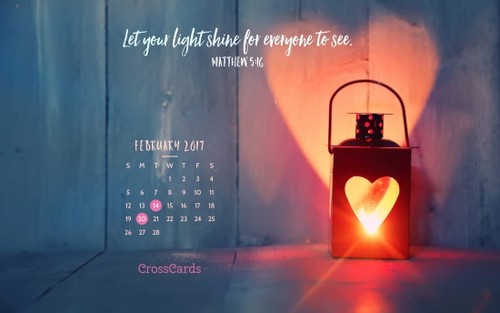 February 2017 - Let Your Light Shine