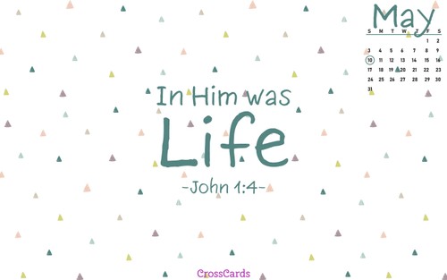 May 2020 - John 1:4